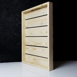 Pinewood Serving Tray with Handle Cavity