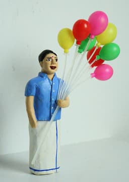 Miniature Ballon Man - Navarathri Golu Dolls